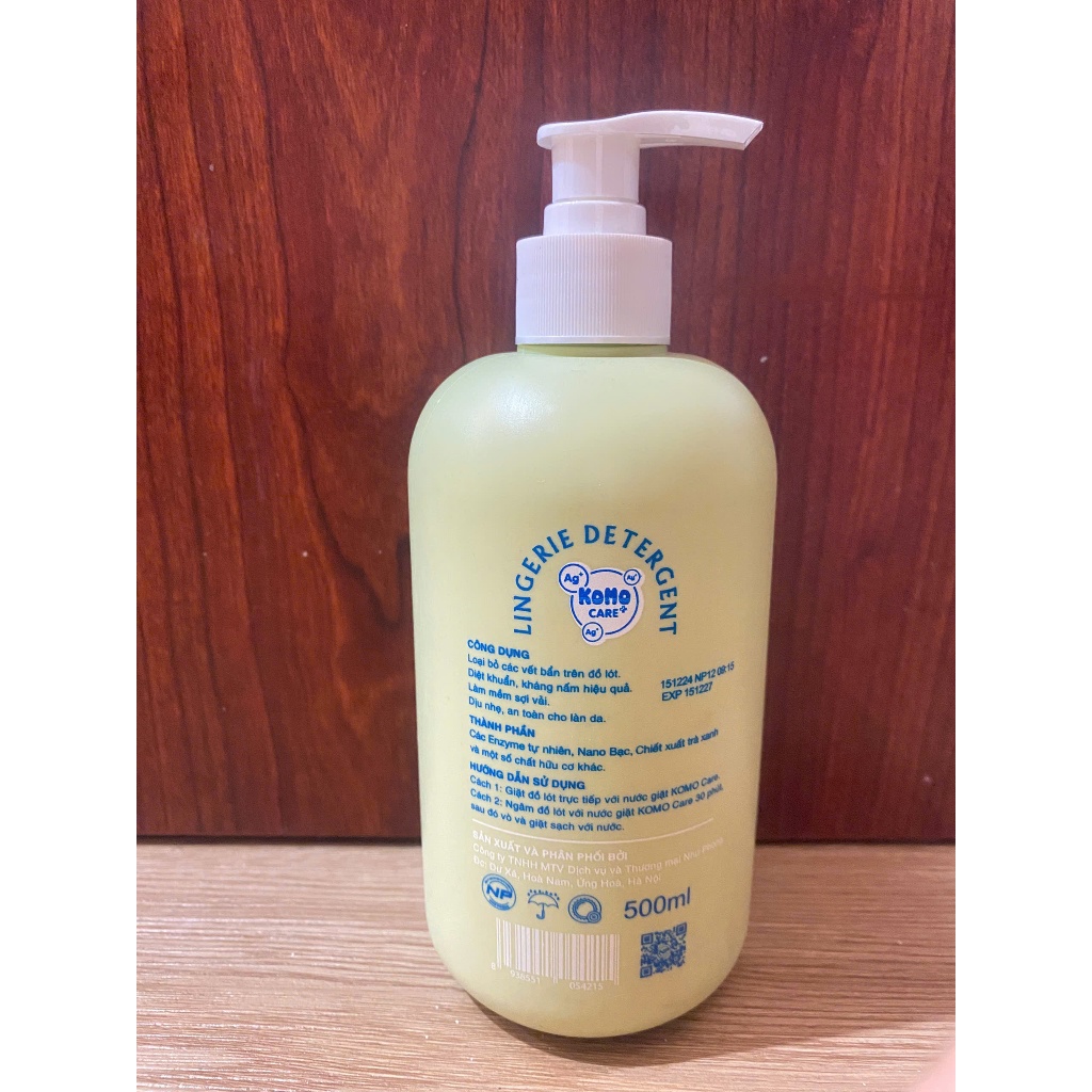 Nước Giặt Đồ Lót Sinh Học KOMO Care+  500ml