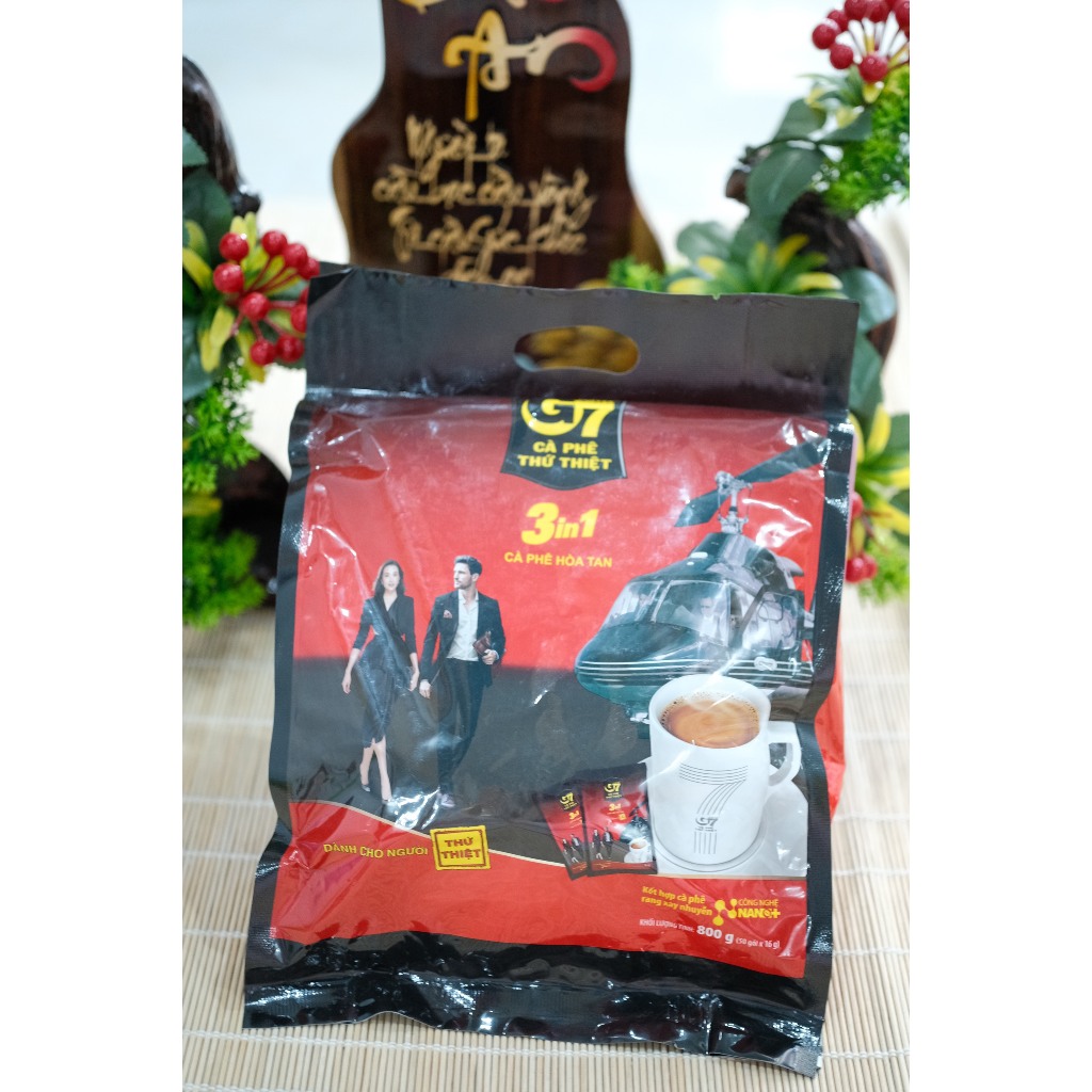 CAFE HOÀ TAN G7 3IN1 (50 GÓI X 16G)