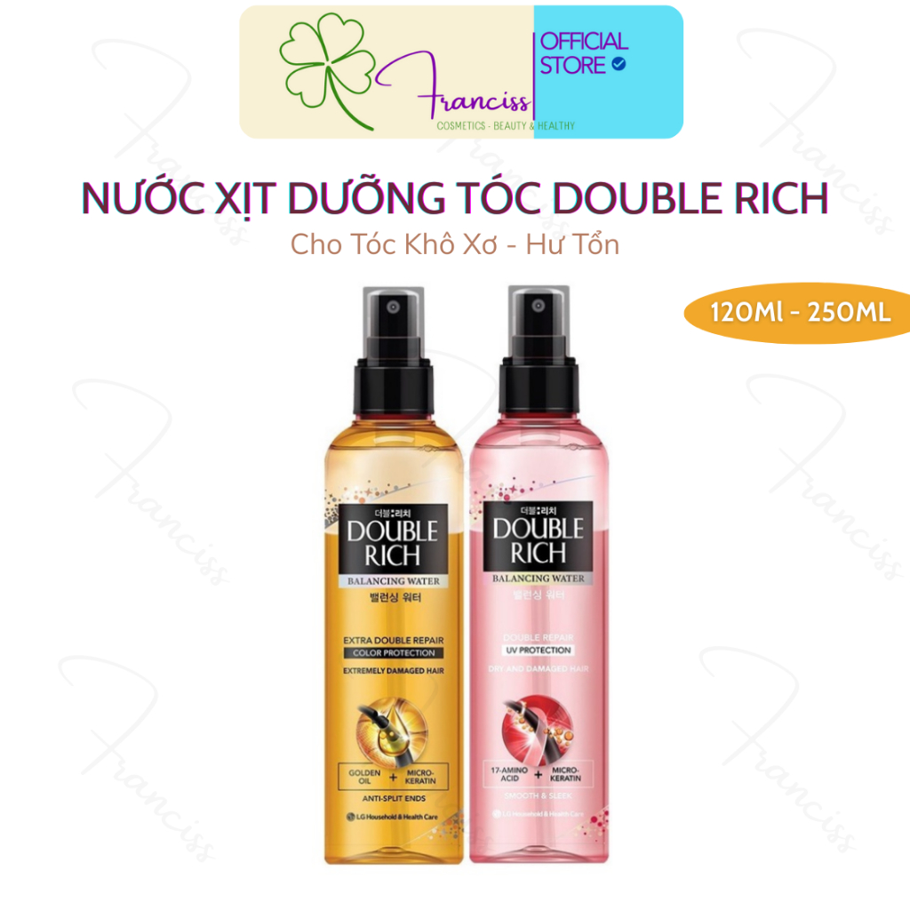 Nước Xịt Dưỡng Tóc Double Rich Double Repair Chăm Sóc Tóc Hư Tổn 250ML