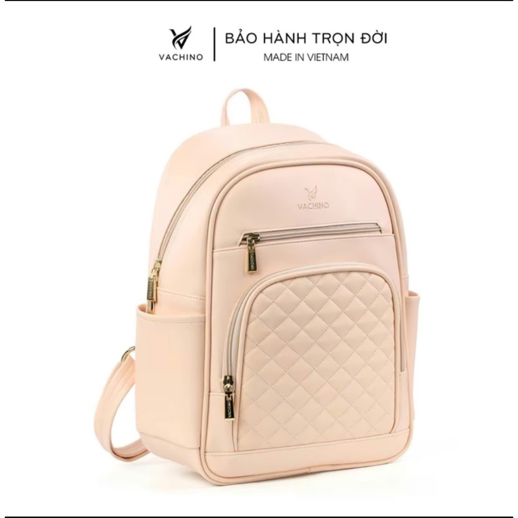 Balo nữ thời trang cao cấp VACHINO chính hãng - BG017 nhiều màu, chống nước. Đổi trả, bảo hành 1 năm