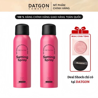   HOẢ TỐC  Xịt khóa nền MENOW 100ml – Giữ lớp trang điểm bền màu kiềm dầu không trôi  Đại Lý MENOW  