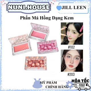  JILL LEEN  Phấn Má Hồng Dạng Kem JILL LEEN Mướt Mịn Không Thấm Nước Lâu Trôi Làm Sáng Tone Da 