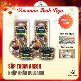  Sáp Thơm AREON - Nước Hoa ô Tô AREON Khử Mùi Xe Hơi Cao Cấp Chính Hãng Nhập Khẩu Bulgaria SASASHOP 