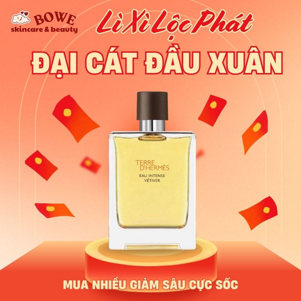 Nước Hoa Chiết 10ml Nam Hermes Terre D'Hermes Eau Intense Vetiver Hương Thơm Hấp dẫn, Phóng khoáng