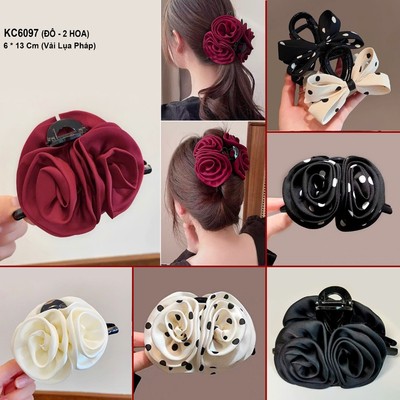GOTI - Kẹp Tóc Hình Hoa Hồng Xinh Xắn,Tết Đẹp Phong Cách Hottrend Hàn Quốc Mới Tặng Cho Nữ KC6097