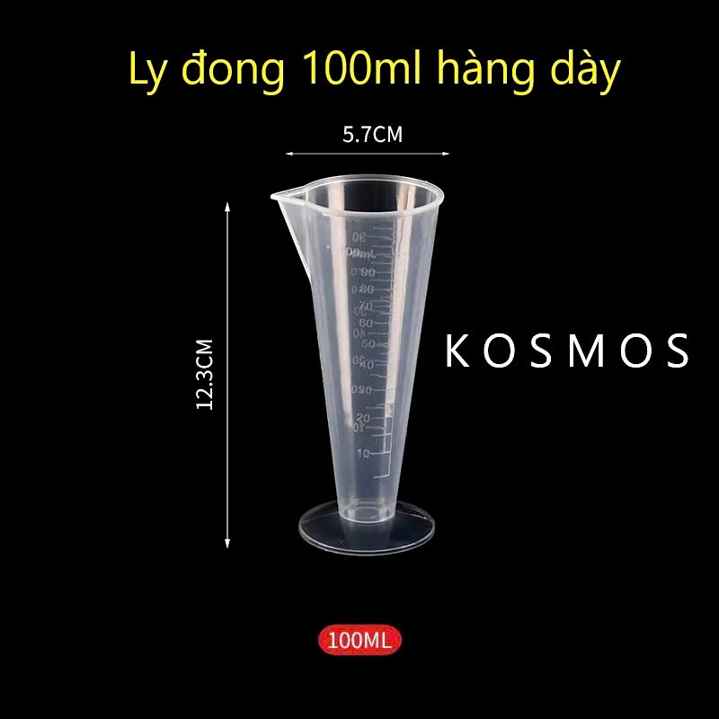 Ca đong định lượng 50ml - 100ml pha chế nấu ăn làm bánh, phòng thì nghiệm