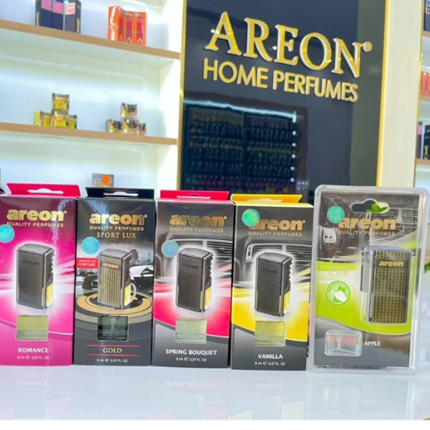 Nước hoa Ô Tô Areon nước hoa kẹp cửa gió Ô Tô Areon chính hãng cao cấp lưu hương bền lâu