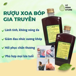  Rượu Xoa Bóp Hỗ Trợ Giảm Đau Nhức Cơ Thể Dầu Xoa Bóp Xương Khớp Không Nóng Da Cho Mọi Lứa Tuổi 