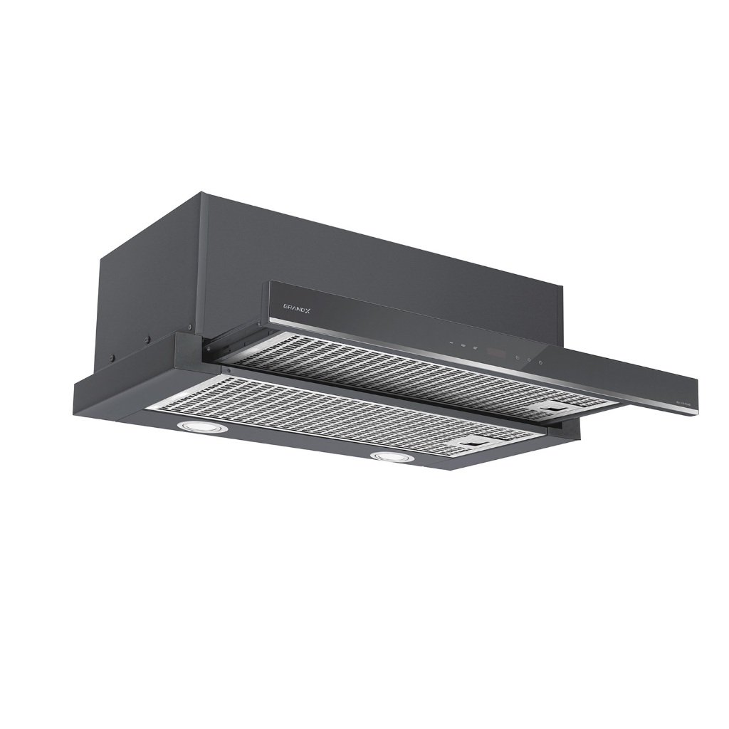 GX H60F58B - GX H70F58B - GX H90F58B - MÁY HÚT MÙI ÂM TỦ GRANDX LƯỚI LỌC INOX ALUMINIUM - ĐỘ ỒN THẤP