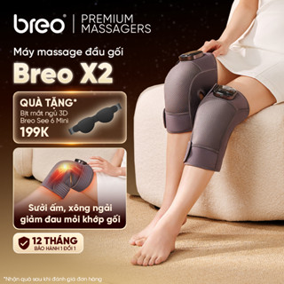  Máy Massage Đầu Gối Cao Cấp BREO X2 - Massage Sưởi Nóng Kết Hợp Ngải Cứu Giảm Đau Khớp Gối 