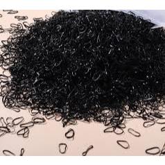 A30-Dây Thun Buộc Tóc Nhỏ Màu Đen – Thun Cao Su Dai Bền, Buộc Tóc, Tết Tóc, Làm Tóc Chuyên Nghiệp