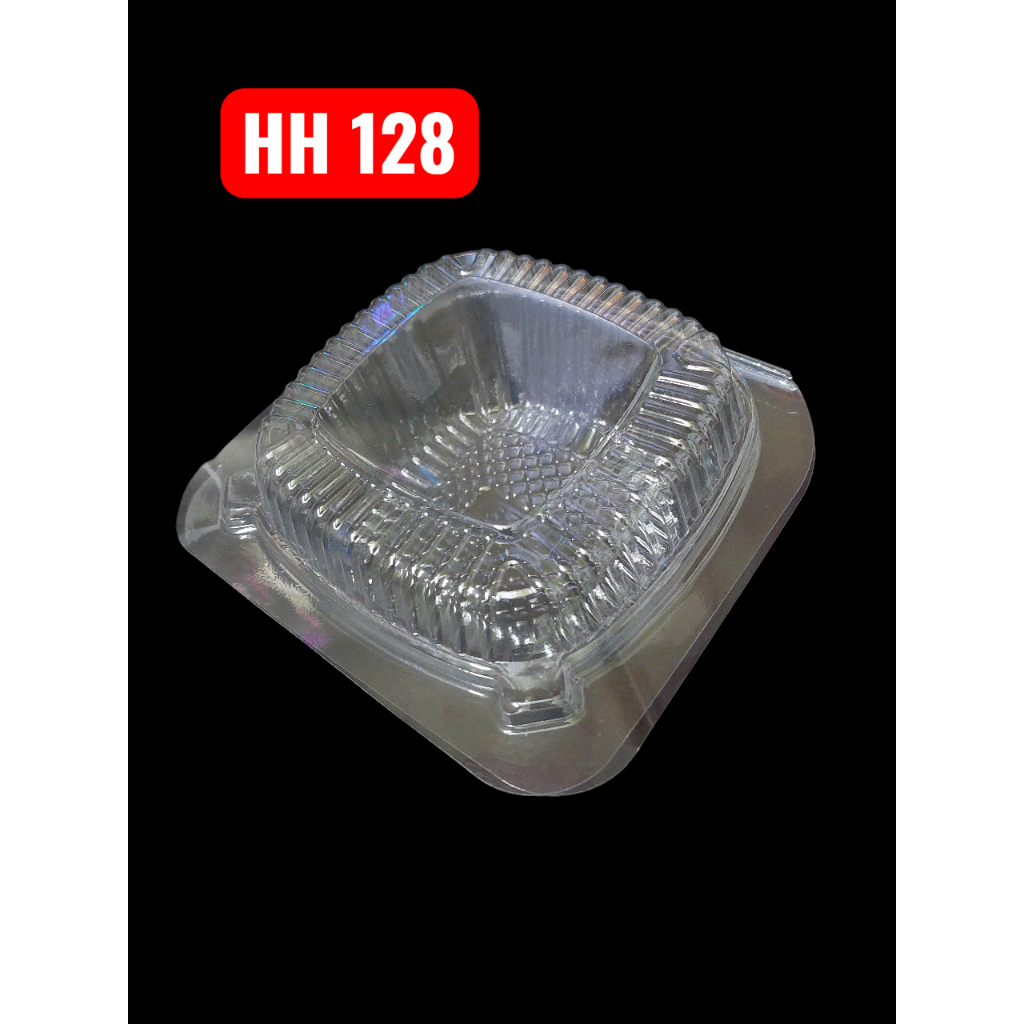 🔥 COMBO 100 HỘP NHỰA ĐỰNG BÁNH H128 – TRONG SUỐT, AN TOÀN 🔥