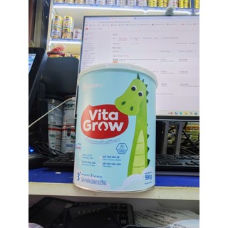 (Mẫu Mới)Vitadairy - Sữa bột Vita Grow 1+3+ 900gr (date mới mã QR tích xu trên app)
