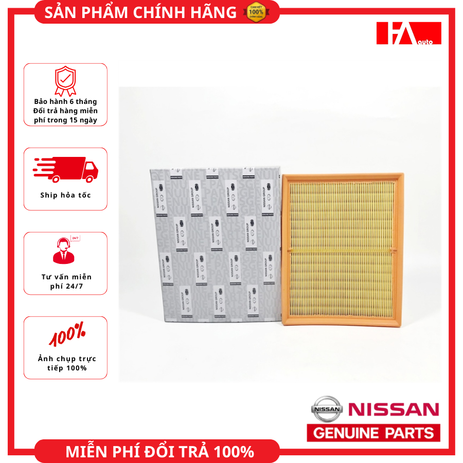 { Hàng Chính Hãng } Lọc gió động cơ Nissan Navara đời 15-22