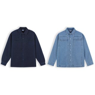   Phiên bản đặc biệt  Áo Sơ Mi Denim Túi Ẩn DINOMAN Premium Mềm Mịn Form Regular Trẻ Trung Tôn Dáng Nam Nữ Unisex SM025 