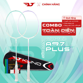  Combo 2 Vợt Cầu Lông 4U KUNO A97PLUS Full Carbon T700 Trọng Lượng 84gram Vợt Cầu Lông Công Thủ Toàn Diện Dễ Chơi 