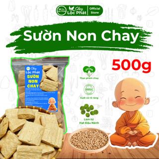 500g Sườn Non Chay(30-35 miếng) - Đồ chay - công nghệ Nhật Bản - Thức ăn chay- Chay Lộc Phát
