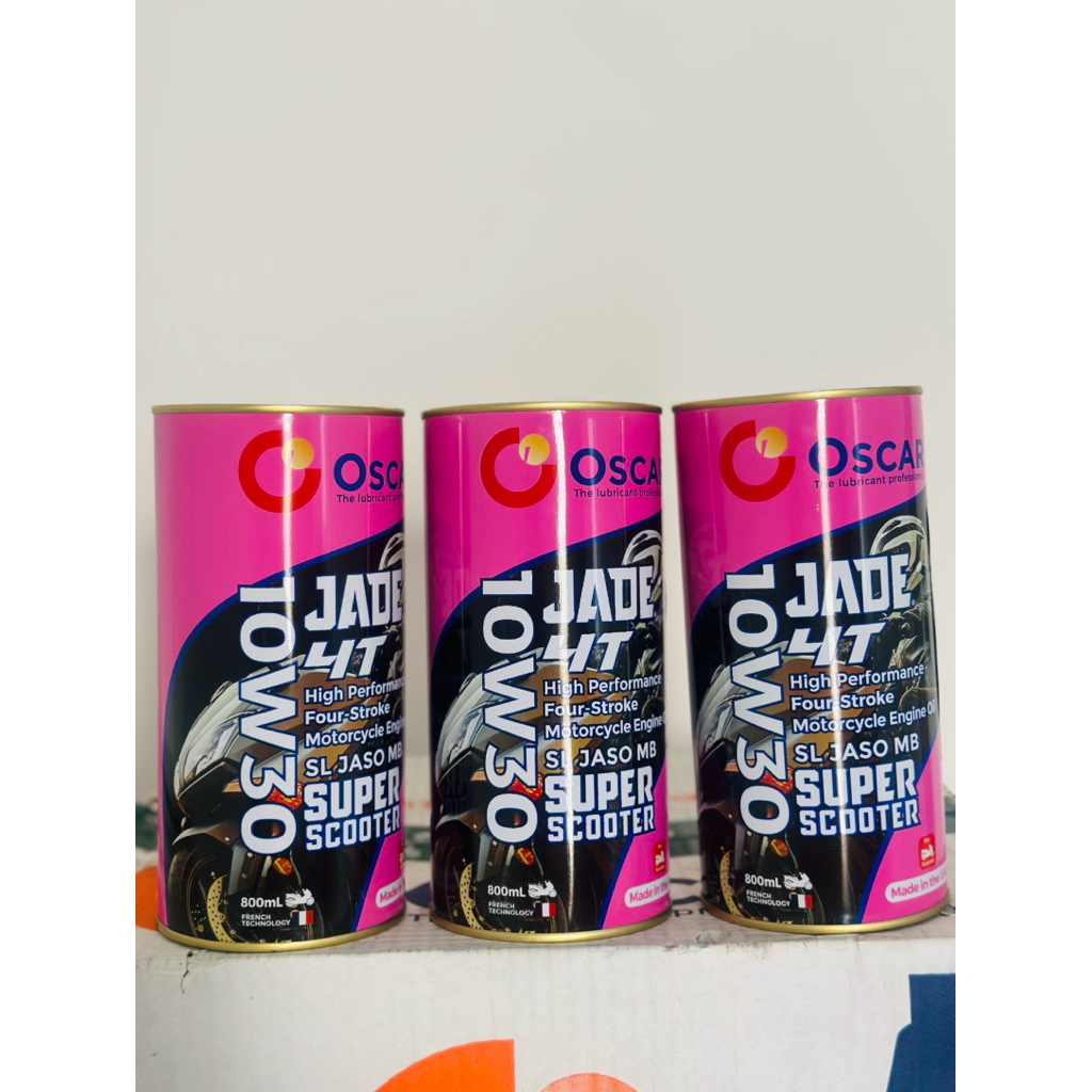 NHỚT OSCAR JADE 4T SUPER SCOOTER SAE 10w30 tổng hợp dành cho xe tay ga
