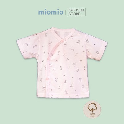 Áo Cài Lệch Mùa Hè Cộc Tay Sơ Sinh MIOMIO - Cho Bé Trai, Bé Gái (Từ 0-3M), Vải Cotton