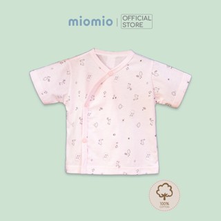 Áo Cài Lệch Mùa Hè Cộc Tay Sơ Sinh MIOMIO - Cho Bé Trai, Bé Gái (Từ 0-3M), Vải Cotton