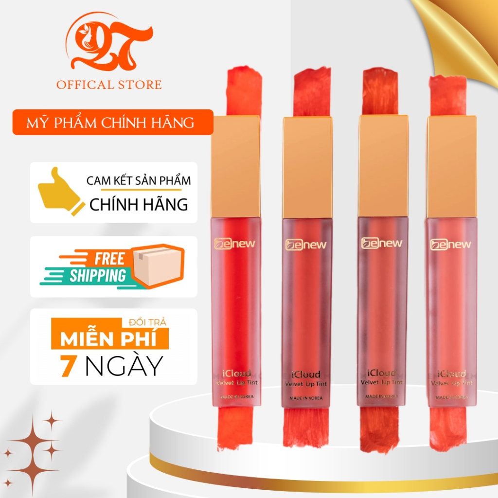 Son kem lì - Benew iCloud Velvet Lip Tint