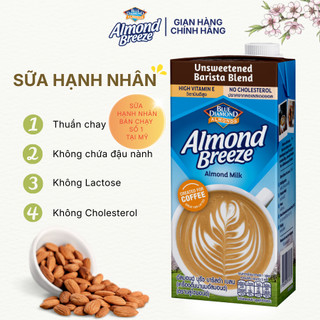  Sữa Hạt Hạnh Nhân Almond Breeze Barista Blend Không Đường – Hộp 946ml  Must Try  