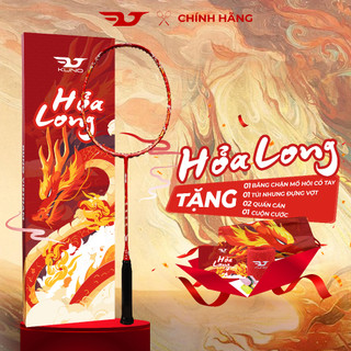  Vợt Cầu Lông KUNO Hỏa Long Thiên Công Chính Hãng Tặng Kèm 2 Quấn Cán 1 Thấm Hút Mồ Hôi 1 Túi Nhung Đựng Vợt HL001 
