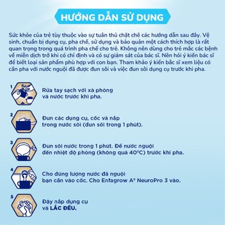 Sữa bột Enfagrow A2 Neuropro 3 800g giúp dễ tiêu hóa, hấp thu cho trẻ từ 1-6 tuổi
