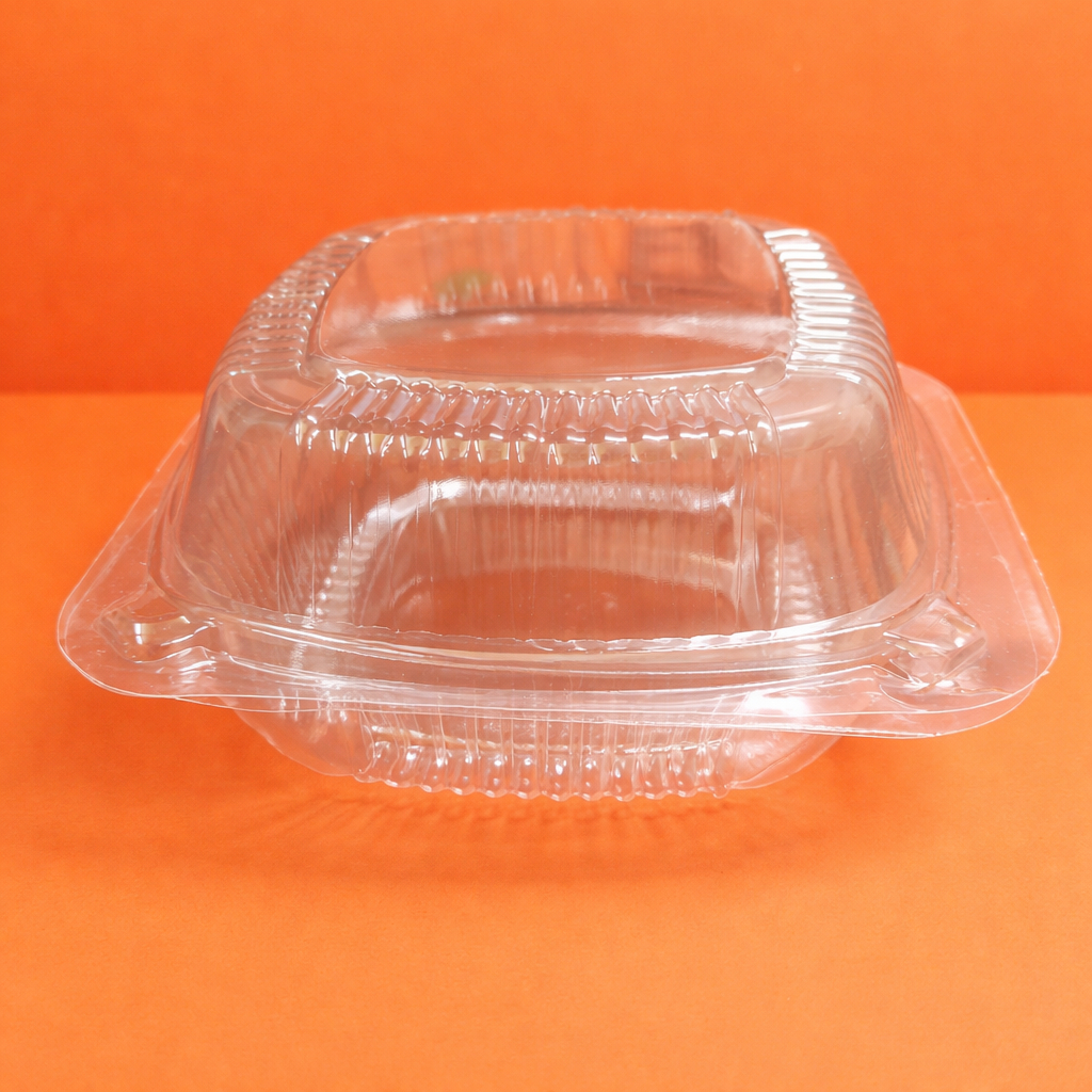 🔥 100 HỘP NHỰA H129 ĐỰNG BÁNH – HỘP NHỰA TAI GẤU TRONG SUỐT CAO CẤP