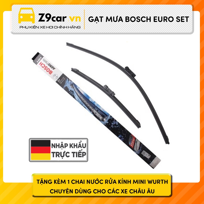 Gạt mưa Bosch EURO SET chính hãng (BẢO HÀNH 6 THÁNG)