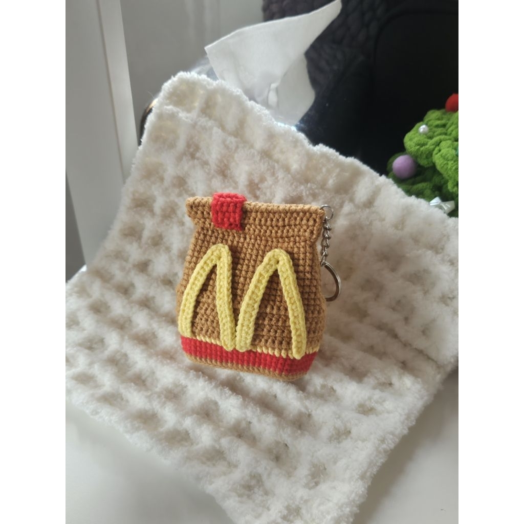 Móc khoá túi Mc Donald's mochi cute