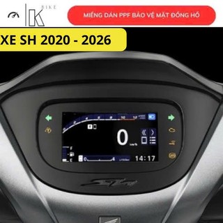 dán xe sh 2020 - 2026 .Miếng dán PPF bảo vệ mặt đồng hồ xe honda SH 125-150- 160- 350. chống trầy.