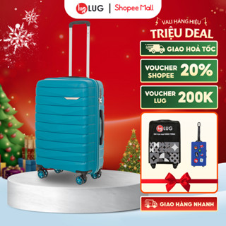   NHỰA PP GIẢM SÂU  Vali Kéo LUG Lusetti MP027 S20 S24 Nhựa PP Chống Bể Vỡ - Khóa Số Âm Bảo Mật An Toàn 