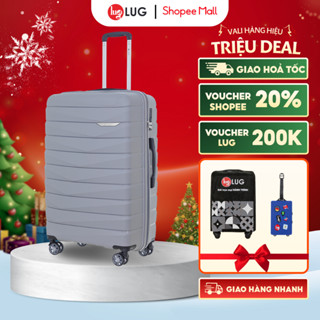   NHỰA PP GIẢM SÂU  Vali Kéo LUG Lusetti MP027 S28 Nhựa PP Chống Bể Vỡ - Khóa Số Âm Bảo Mật An Toàn 