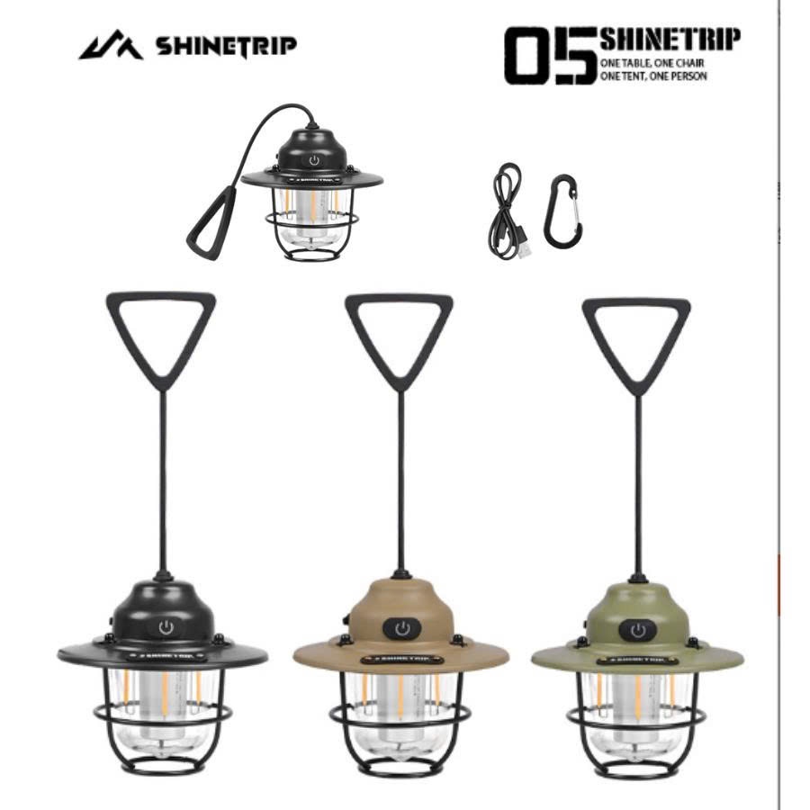 Đèn Treo Camping SHINETRIP #05 Retro Tactical – Nhỏ Gọn, Ấm Áp, Chuẩn Gu Dân Outdoor
