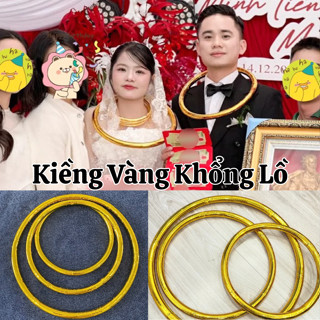 Kiềng Vàng Siêu To, Kiềng Khổng Lồ Tặng Đám Cưới, Sinh Nhật, Chất Liệu Nhựa... Làm Đạo Cụ Biểu Diễn