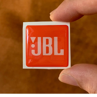 Logo JBL dán thùng loa, loa sub