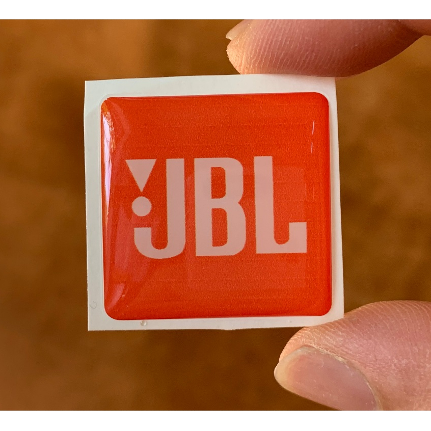 Logo JBL dán thùng loa, loa sub