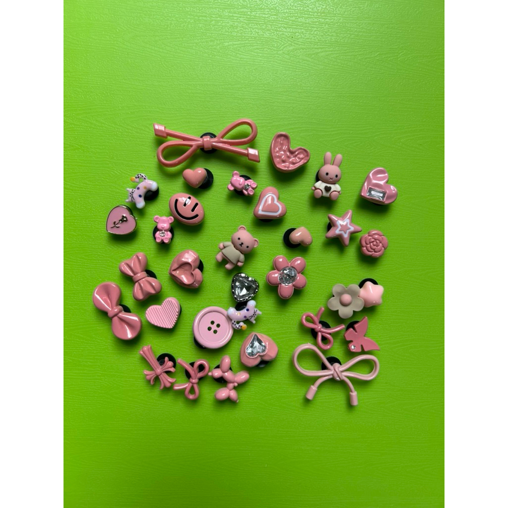 cham hồng,cham đen,cham nâu mẫu mới hót gắn vào dép sục cực kỳ dễ thương