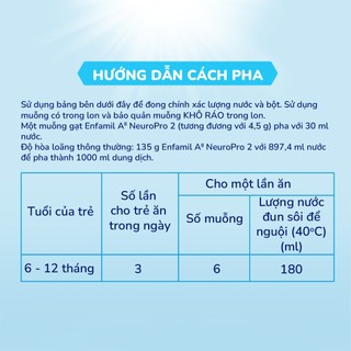 Sữa bột Enfamil A2 Neuropro 2 350g giúp dễ tiêu hóa, hấp thu cho trẻ từ 6-12 tháng tuổi