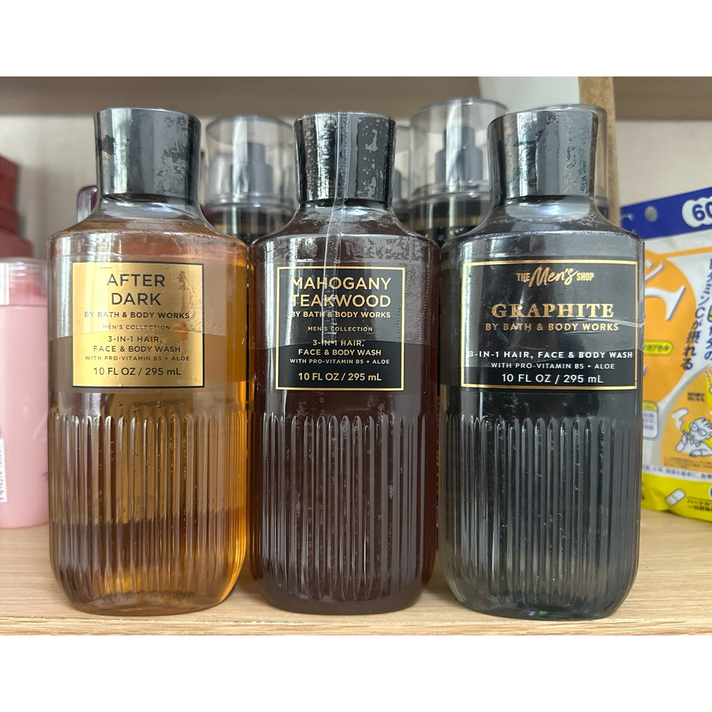 Sữa Tắm Bath & Body Works Mahogany Teakwood - Nam 295ml