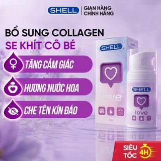 Gel Bôi Trơn Shell Love Purple Tăng Khoái Cảm Nữ Hương Nước Hoa Làm Hồng Se Khít - Chai 50ml