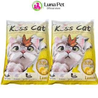  Cát vệ sinh cho mèo KISS CAT 8.8L Lunapet 