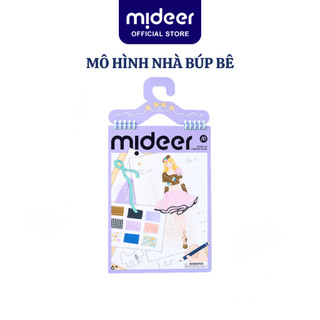  Sổ tay thiết kế thời trang Mideer kèm vải đồ chơi cho bé gái Dress-up Fashion Guide 