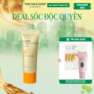  SALE Kem Chống Nắng Lâu Trôi THE FACE SHOP Natural Sun Eco Power Long-Lasting SPF50+ PA++++ 20ML 
