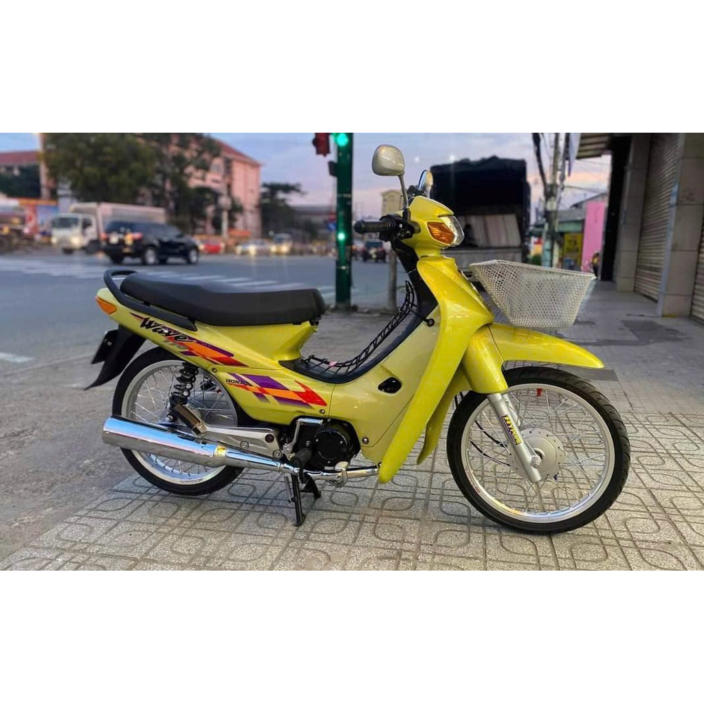 Dàn áo Nhựa wave thái 110 - wave 110 Vàng bơ