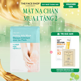   SALE Mặt Nạ THE FACE SHOP Tẩy Da Chết Chân Smile Foot Peeling Jelly Mask 40ml 