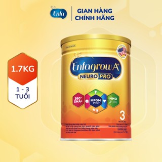 Sữa Bột Enfagrow A+ Neuropro 3 1.7kg với DHA giúp phát triển não bộ cho trẻ từ 1-3 tuổi