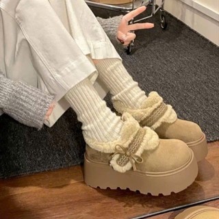 Boots nữ Cổ thấp, Giày Bốt Cổ lót lông siêu ấm chân, Phù hợp đi làm đi chơi du lịch GB029