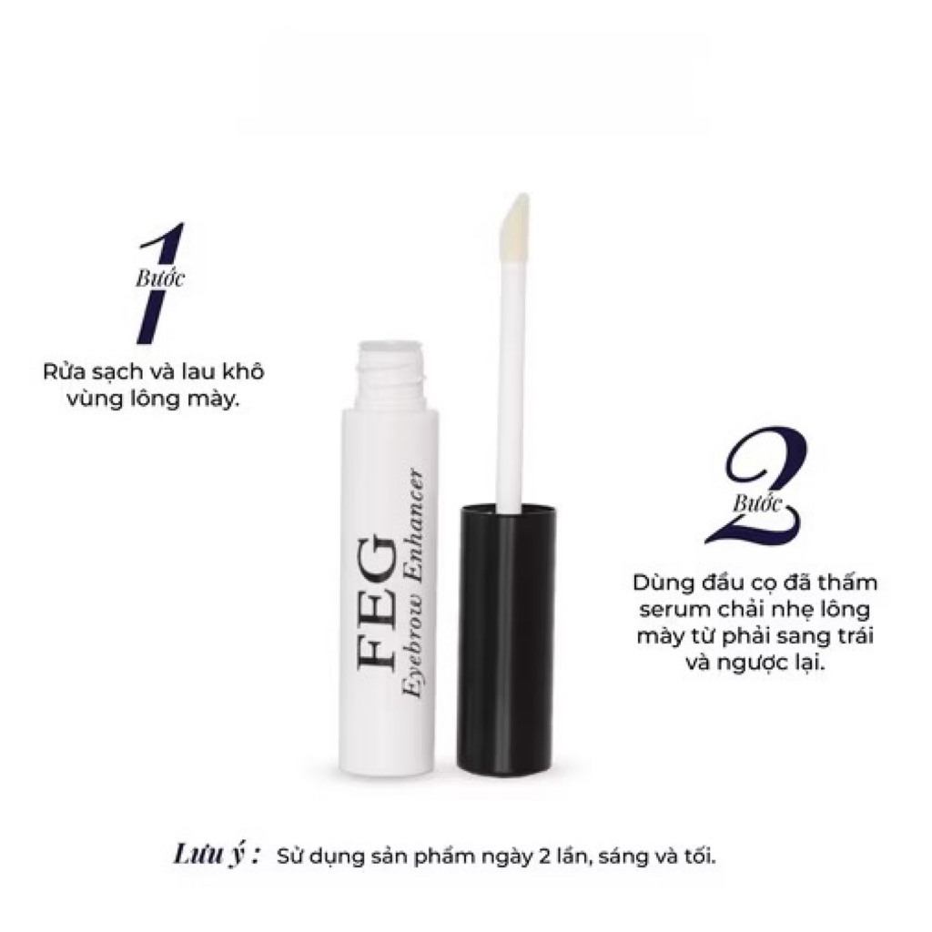 Serum Dưỡng Mày FEG Kích Thích Mọc Nhanh 3ml Nuôi Dưỡng Từ Gốc Đến Ngọn Xuất Xứ Hoa Kỳ